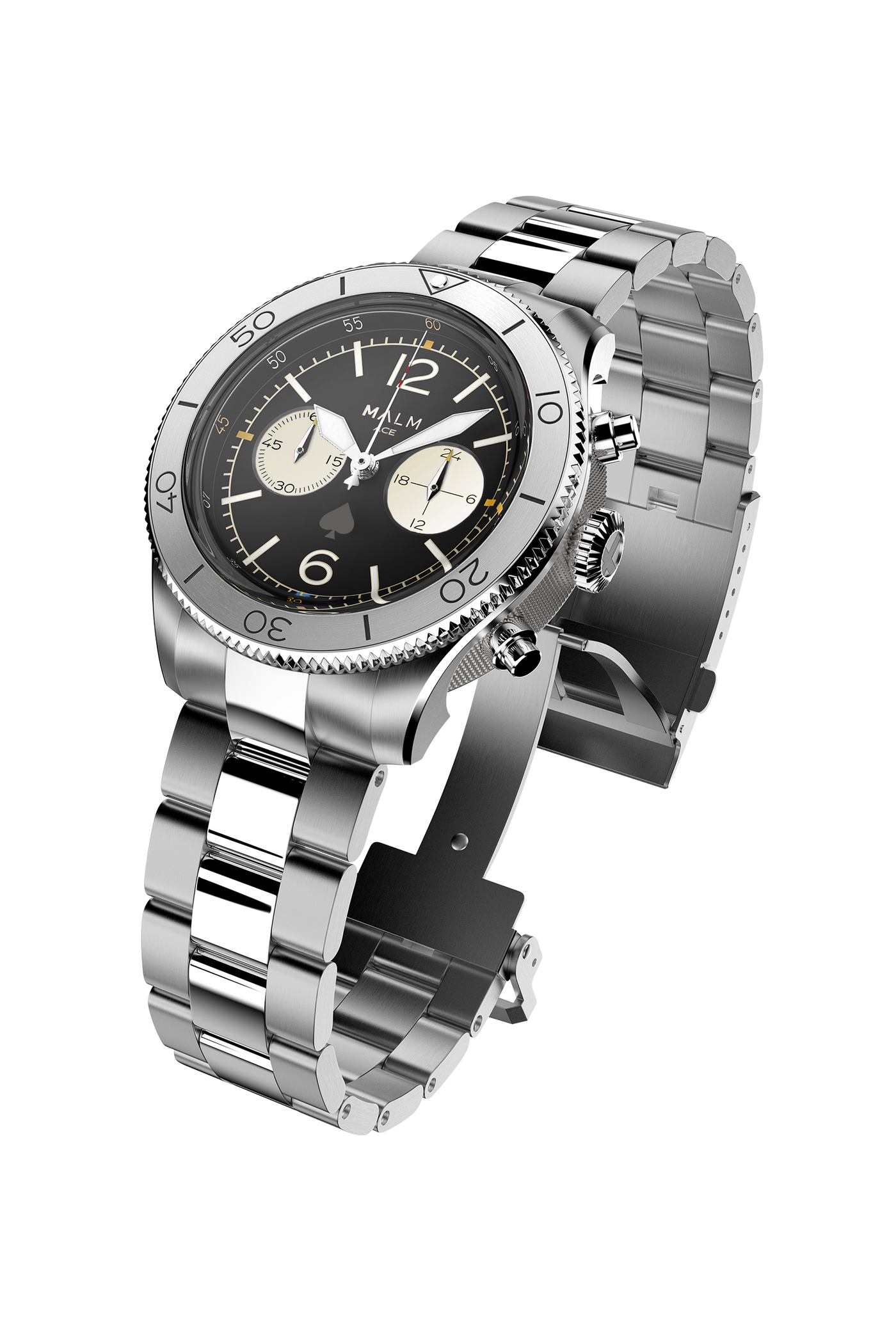 ACE Black Panda Chronograph 44