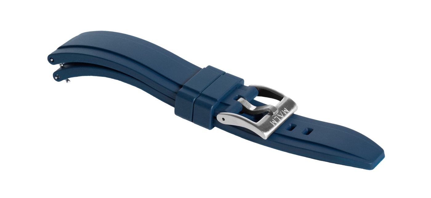 Pilot Rubber Strap Blue 20 mm