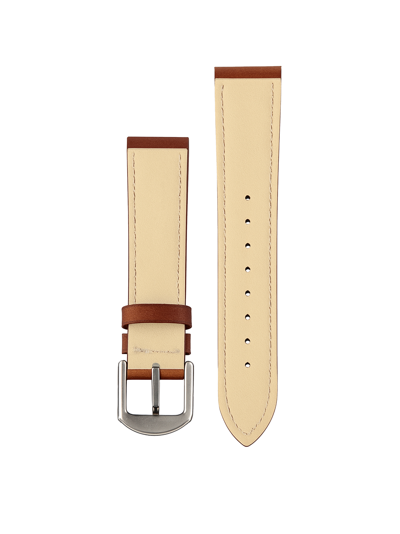 Brown Classic Leather Strap 20 mm