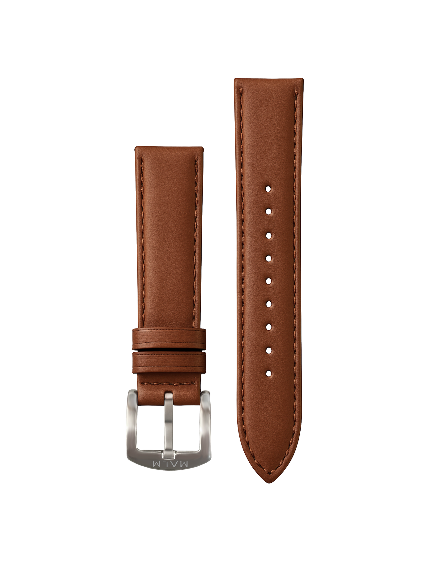 Brown Classic Leather Strap 20 mm