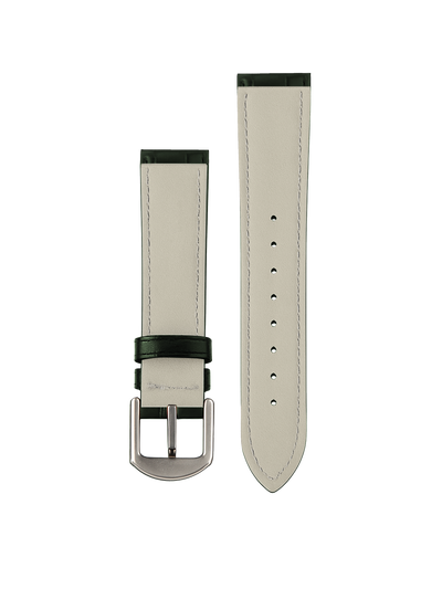 Green Croco Leather Strap 20 mm