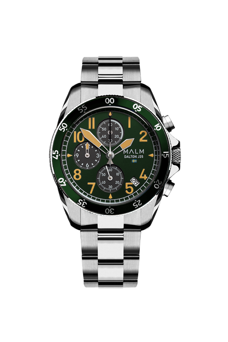 Dalton J35 Green Chronograph 41