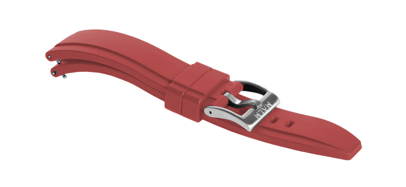 Pilot Rubber Strap Red 20 mm